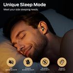 Monster Passive Noise Canceling Sleep Earphone Bluetooth 6.0 Sleep Earbuds for Side Sleepers Hifi Stereo TWS Wireless Headphone
