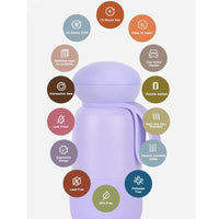 450ml Thermal Water Bottle With Handle For Students,Double-layer Stainless Steel Vacuum Drinkware,Gifts,Camping Thermos Cup/Mug