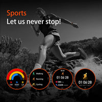 Newly Durable 1400mAh Large Battery Smart Watch Men 1.7" HD Screen IP68K Waterproof LED Flashlight Sports BT Call Smart Bracele