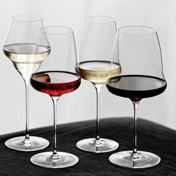 Luxury Superior Drinkware Quality Crystal Cloud Wine Glass 0.5mm Extremely Thin Handmade Champagne Glass Cups Tall Wine Glass