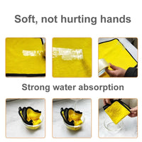 1/2/6pcs Microfiber Cleaning Towel Car Cleaning Cloths Professional Detailing Car Drying Microfiber Towel Wash Towel Accessories