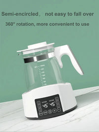 1.3L Electric Kettle Baby Thermostat Milk Warmer Home 24h Hot Water Kettle Multifunctional Glass Health Pot Teapot Kitchen Tools