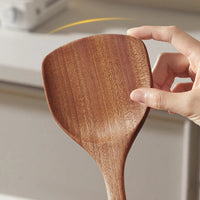 COOKER KING 4 In1 Cooking Tool Set Ebony Spatula and Spoon for Kitchen Use Kitchenware Exquisite Kitchen Tools Gift To Family