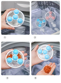 Washing Machine Reusable Dirt Collection Bag Filter Bags Lint Hair Catcher Pet hair Remove Clothes Cleaning Tools Laundry Ball