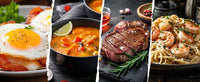 Ceramic Non Stick Cookware Set 5 Pieces Detachable Handle Induction Oven Dishwasher Safe Pots Pans Set Kitchenware Utensils Gift