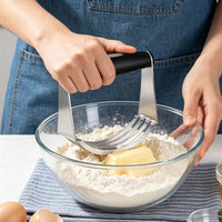 1PC-Baking tools stainless steel flour cream sifter butter flour mixer blender slicer flour cutter