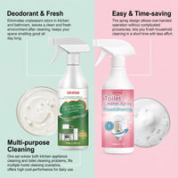 Daily Household Cleaner Set Gentle Stain Remover Spray Kitchen Appliance Bathroom Cleaner Multi Purpose Cleaning Kit Care