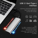 1TB Portable Solid State Drive External SSD USB 3.1 Fast Data Storage Backup Device for PC Mac Tablet