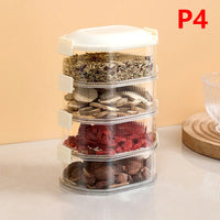 Kitchen Storage Box Onion Ginger Garlic Fresh-keeping Box Multi-layer Food Sealing Moisture-proof Packaging Tank Household[J]