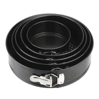 1Pc 12/16/20/24/28cm Carbon Steel Baking Mould with Removable Bottom Non Stick Leakproof Cake Baking Pan Durable Cake Mould
