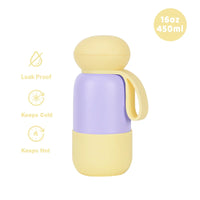 450ml Thermal Water Bottle With Handle For Students,Double-layer Stainless Steel Vacuum Drinkware,Gifts,Camping Thermos Cup/Mug