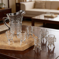 10ml/100ml Liquor Cup Bar Ancient Imperial Cup Creative Antique Wine Bottle Whiskey Glass Drinkware Creative Antique Wine Glass