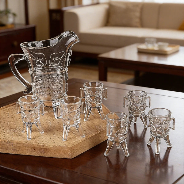 10ml/100ml Liquor Cup Bar Ancient Imperial Cup Creative Antique Wine Bottle Whiskey Glass Drinkware Creative Antique Wine Glass