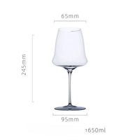 Luxury Superior Drinkware Quality Crystal Cloud Wine Glass 0.5mm Extremely Thin Handmade Champagne Glass Cups Tall Wine Glass