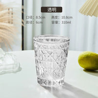 European Style Colorful Crystal Whisky Glass Cup Beer Cup Coffee Latte Mug Household Drinkware Party Restaurant Wine Glasses Cup