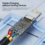 Toocki PD 27W USB C To iP Cable For iPhone 14 13 12 11 Pro XS Type C To Lightning Cable Data Wire Fast Charging Phone Data Wire