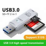 Mini High Speed 2 in 1 Multi Card Reader USB 3.0 Micro SD TF Card Memory Flash Drive Adapter