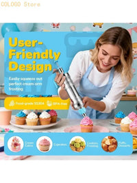 Stainless Steel Ice Tool Set With 100 Baking Cups For Cake Decoration D0LD