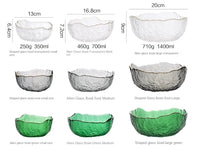 Glass Salad Bowl Clear Large Serving Bowl for Fruit Dessert Trifle Pasta Yogurt Ice Cream Mixing Bowl Kitchen Party