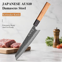 8" Japanese Kiritsuke Chef Knife 67 Layer Damascus Steel Handmade Kitchen Knives Meat Vegetable Sharp Household Cooking Tools