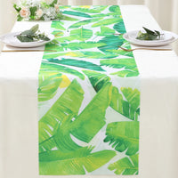 Hawaiian Garland Table Runner Hawaii Luau Tropical Party Decor Kids Favors Tableware ALOHA Summer Beach Birthday Party Supplies