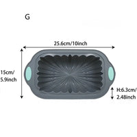 Silicone Bakeware Set Versatile Cake Molds Non-Stick Flower & Assorted Shapes Baking Pans Muffins Chocolates Moulds