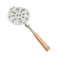 9 Pocket Round Baking Tool For Home Use Durable Metal Build Perfect For Family Breakfast And Snacks 37JD