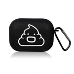 Creative Line Cute Black Earphone Case for AirPods Pro 3/Pro 2 /Pro/4 /3 /1or2 Headset Protective Cover Cute Cartoon Simple Case