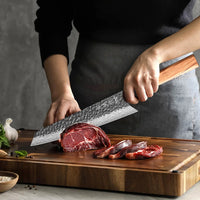 8" Japanese Kiritsuke Chef Knife 67 Layer Damascus Steel Handmade Kitchen Knives Meat Vegetable Sharp Household Cooking Tools