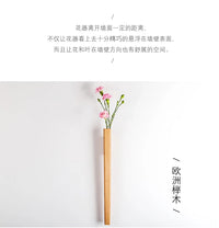 Home Wall Decoration Porch Wall Hanging Vase Living Room Bohemian Plant Flower Bottle Vase Wooden Solid Wood Flower Room Decor
