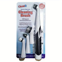 Leaning Brush Cleaning Tool With 4 Brushes Multifunctional Electric Cleaning Brush Cleaning Supplies
