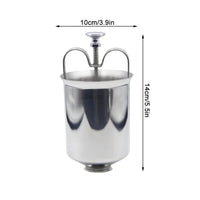 Stainless Steel Kitchen Pastry Donut Maker Baking Utensils Homemade Medu Vada Donut Maker Dispenser Dessert Baking Tools