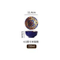 Ceramic Tableware Set Rice Bowl Serving Plate Creative Cutlery Soup Plate Noodle Handle Bowl Sauce Dish Steak Salad Fruit Plate