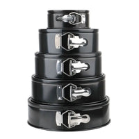1Pc 12/16/20/24/28cm Carbon Steel Baking Mould with Removable Bottom Non Stick Leakproof Cake Baking Pan Durable Cake Mould