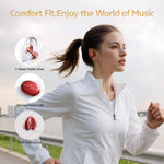 Crossky C30S Open Ear Wireless Earphones Hi-Res with LDAC Ear Clip Earbuds Bluetooth 6.0