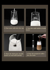 Cordless Home Kitchen Gadgets Electric Kitchens Accessories Milk Mixer Frother Mini Coffee Egg Beater Beating Tools Dining Bar