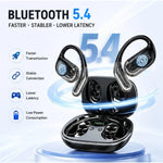 144 Languages AI Translation Earbuds,Bluetooth 5.4 Headphones Translator,Smart Mode Touch Screen Real-Time Earphones Fit Work