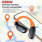 HTC NE27 Wireless Headphones Bluetooth 5.4 AI Translator Earbuds Glowing Earhook Hd call