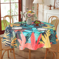 Hawaiian Garland Table Runner Hawaii Luau Tropical Party Decor Kids Favors Tableware ALOHA Summer Beach Birthday Party Supplies