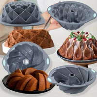Silicone Bakeware Set Versatile Cake Molds Non-Stick Flower & Assorted Shapes Baking Pans Muffins Chocolates Moulds