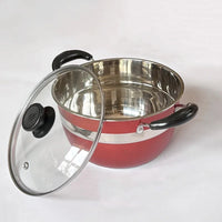 Stainless Steel 12pcs Cookware Set Thickened Double Bottom Polished Stock Pots Pans Casseroles - Wholesale Kitchenware