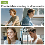 HTC NE77 TWS Wireless Earbuds Bluetooth 5.3 ENC HD Mic Low Latency Touch Control LED Display Sport Headphones for iOS Android