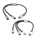 Multi USB Hub Extensions 3/2 Port Type C Hub USB Splitter Fast Data Transmission OTG Adapter For PC Laptop Pro