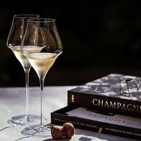 Luxury Superior Drinkware Quality Crystal Cloud Wine Glass 0.5mm Extremely Thin Handmade Champagne Glass Cups Tall Wine Glass