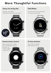 New GPS Track Smart Watch Men AMOLED Screen Outdoor Sports Fitness Heart Rate Compass IP68 Waterproof Bluetooth Call Smart Watch