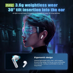 HTC NE49 Earphones Bluetooth V6.0 Noise Reduction TWS Sports Wireless Headphones with Mic Long Life