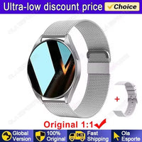 Smart Watch 1.77" HD AMOLED Screen Bluetooth Call Health Monitor Smartwatch Men Women Fitness Sports Watche For Android IOS HT30