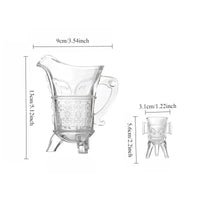 10ml/100ml Liquor Cup Bar Ancient Imperial Cup Creative Antique Wine Bottle Whiskey Glass Drinkware Creative Antique Wine Glass