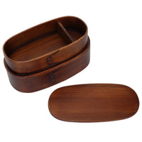 Food Storage Containers 2 Layer Japanese  Box Wooden Food Storage Containers for Kids Adults Hiking Climbing  School