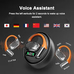 EARDECO Hifi Sound Clip-on Bluetooth Headphones Bass Wireless Earphones Stereo Quality Sound Wireless Bluetooth Headsets
